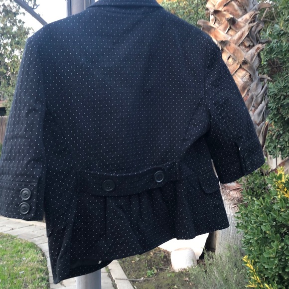 Pin dot  black blazer - Picture 2 of 2